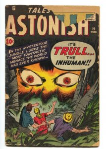 TALES TO ASTONISH #21 Marvel Silver-age 1961 Hulk Prototype