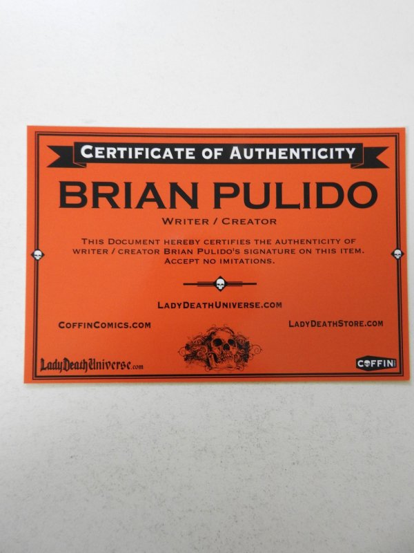 Lady Death: The Rapture #1 Naughty Hell Edition NM Condition! Signed W/ COA!