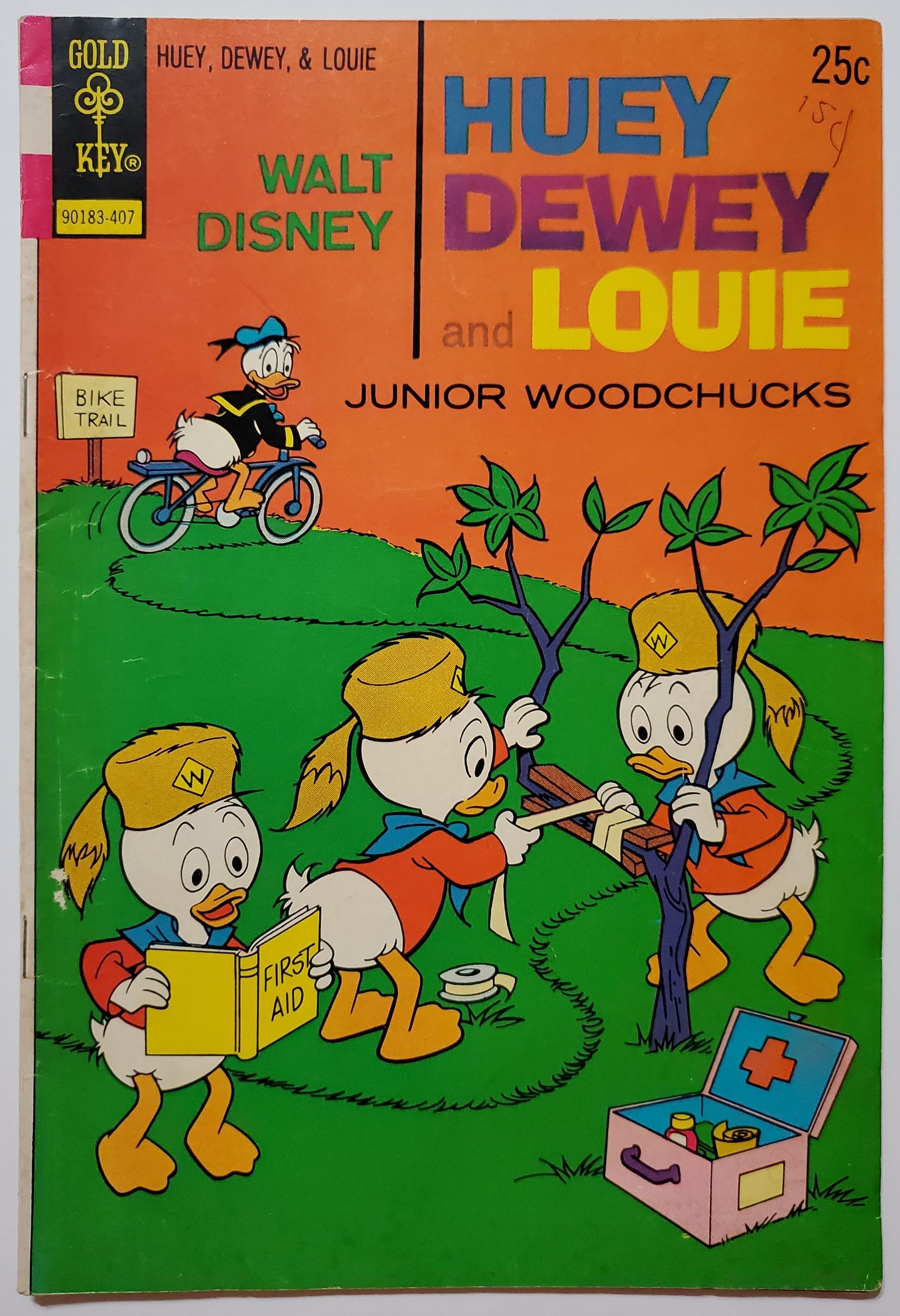 Walt Disney Huey Dewey And Louie Junior Woodchucks 27 1974 Comic