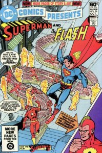 DC Comics Presents #38 VF ; DC | Superman Flash George Perez