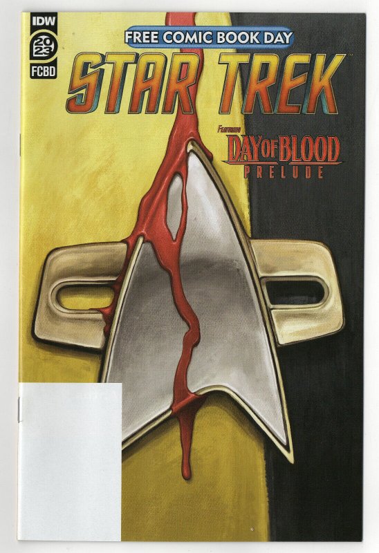 STAR TREK DAY OF BLOOD  - FCBD 2023 - Prelude to the Series - NO STAMP OR DECAL