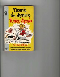 5 Dennis the Menace Books Rides Again Poor Mr Wilson Pal Joey Power + JK17