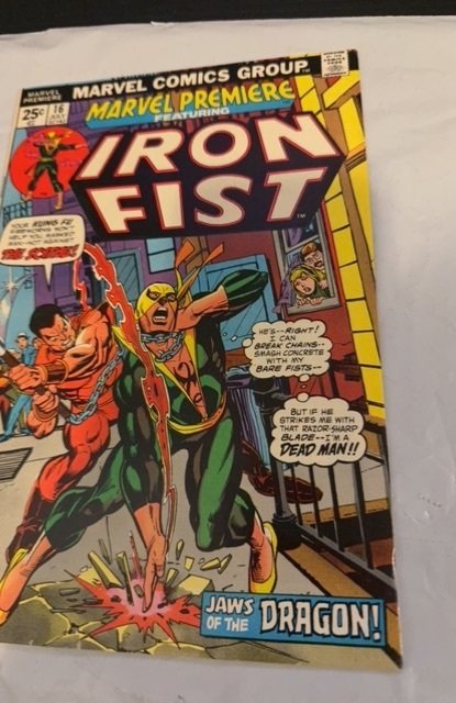 Marvel Premiere #16 (1974)jaws of the dragon