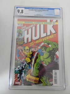 Incredible Hulk: Facsimile Edition #181 CGC 9.8!