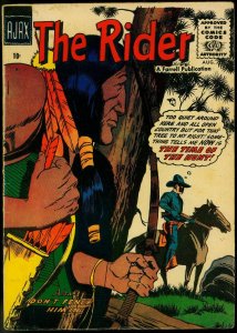 THE RIDER COMICS #3 1957 AJAX/FARRELL PUBS -MASKED HERO VG