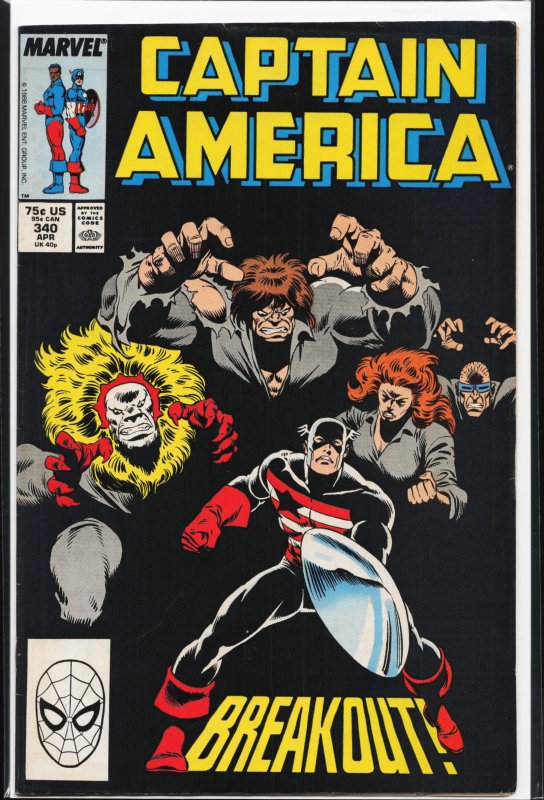Captain America #339 (1988) Captain America