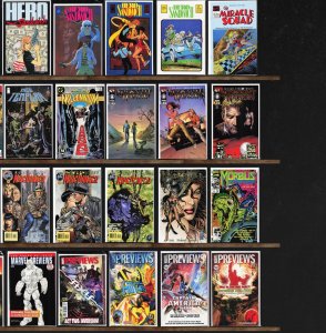 Huge Lot 130+ Comics with Marvel Previews, Hero Sandwich & More!