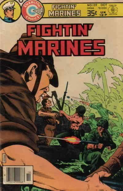 Fightin’ Marines #139 VG; Charlton | low grade comic - save on shipping - detail