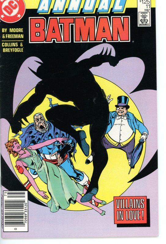 Batman Annual 11 F/VF 1987 Alan Moore story