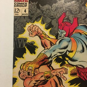 Sub-Mariner #4 Attuma Roy Thomas John Buscema Silver Age 1968 Marvel Comics