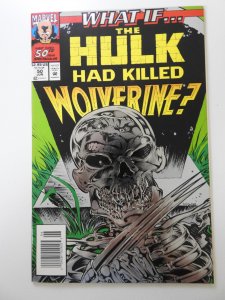 What If...? #50 (1993) The Hulk Had Killed Wolverine? Beautiful NM- Condition!