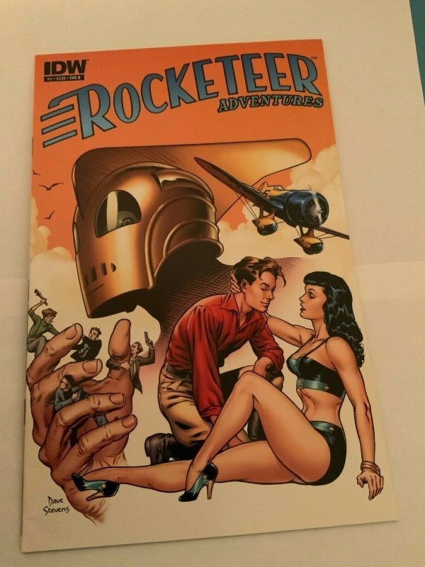 ROCKETEER ADVENTURES #2 SET OF FOUR COVERS COLOR AND SKETCH NEAR MINT.