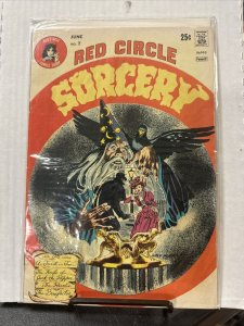 RED CIRCLE SORCERY # 7 /  FAWCETT 1974 