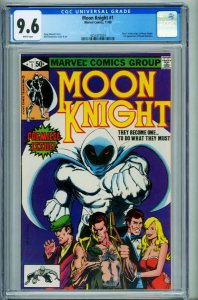 MOON KNIGHT #1--CGC 9.6--1st issue--1988--MARVEL --4253372024