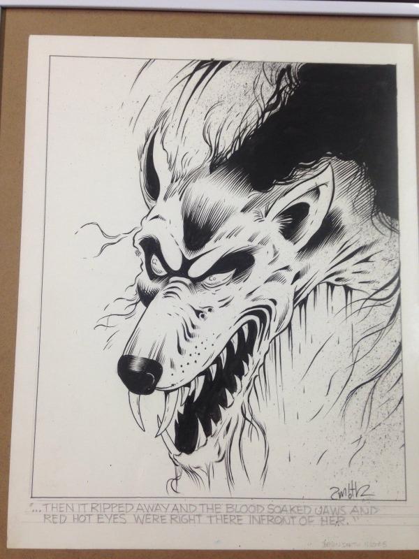 Matt Smith Snarling Wolf Pencil/Ink sketch