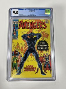 AVENGERS 87 CGC 9.0 WHITE PAGES MARVEL 1971 