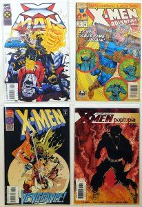 X-Men Lot 4 #38, X-Man 4, Adventures II 7, Uncanny 398 1995 Marvel Comics
