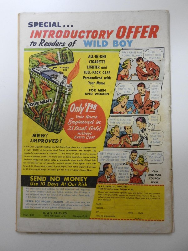 Wild Boy #4  Tyrant of The Jungle! Fair Condition!