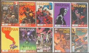 Inhuman #1,2,4,8,9,12,13,14 Special #1,1 (Variant) Marvel Comics Lot