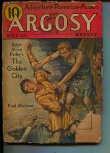 1924 ARGOSY serial facsimile Pulp reprint THE RADIO MAN by Ralph Milne Farley 