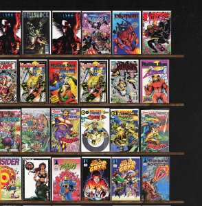 Huge Lot 150+ Comics with Harbinger, The H.A.R.D. Corps, The Malibu Sun & More!