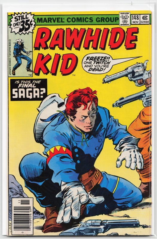 The Rawhide Kid #148 (1978) Rawhide Kid