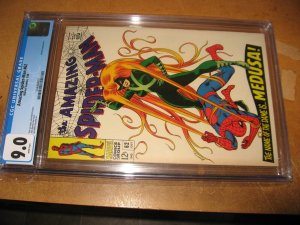 AMAZING SPIDERMAN 62 CGC 9.0 MEDUSA WHITE PGS MARVEL 1968