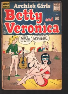 Archie's Girls Betty and Veronica #105 1964-Archie-Swimsuit cover-Fashions-Be...