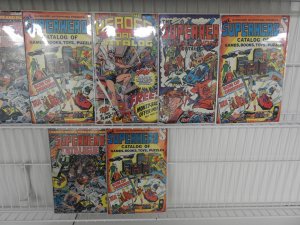 Awesome Lot (20) Vintage Merchandise Catalogs Marvel/DC Average Fine+ Condition!
