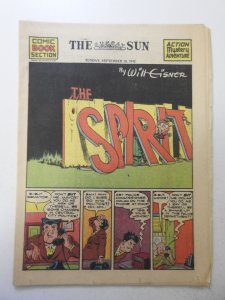 The Spirit #121 (1942) Newsprint Comic Insert Rare!
