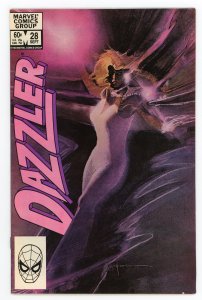 Dazzler #28 Bill Sienkiewicz Cover Angel Rogue Mystique NM-