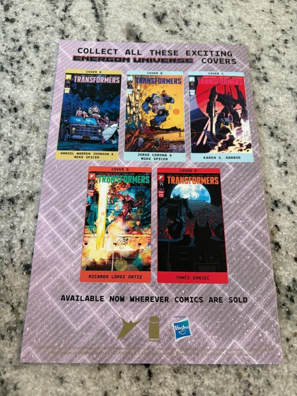 Transformers # 10 NM 1st Print Variant Cover Image Skybound Comic Book 12 J436