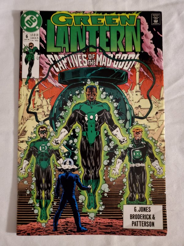 Green Lantern 6 Fine+ Art by Pat Broderick and Bruce Patterson