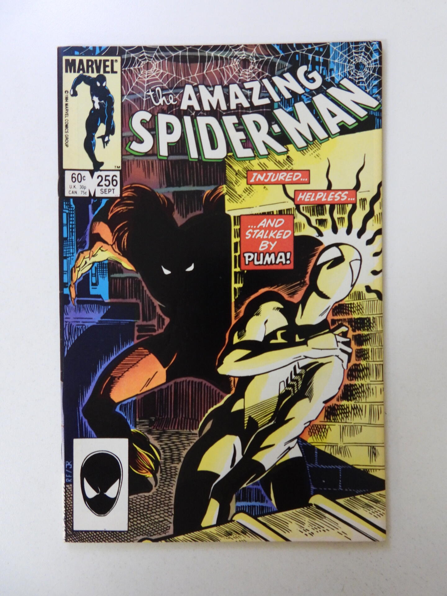 The Amazing SpiderMan 256 (1984) 1st appearance of Puma VF+
