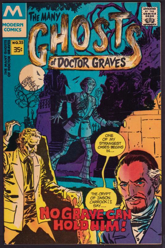 Many Ghosts of Doctor Graves #25..Reprint.... 7.5-VF- 