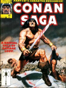 Conan Saga #45 Marvel Comics 1990 VF/NM