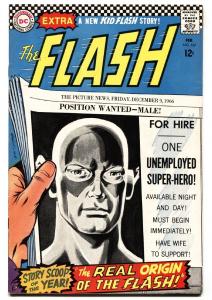 Flash #167 1967-DC Silver Age- New Origin issue VF