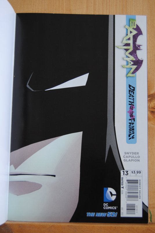 Batman 13, nm/mt Joker Cover, Die Cut