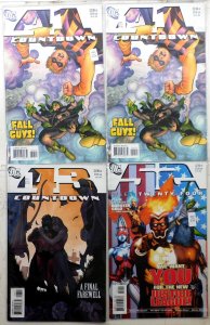 Countdown Lot of 4 #41 x2, 43, 52 2007 DC Comics Trickster 1st Print Comic Books