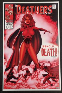Lady Death The Nightmare Symphony #1 - 11 x 17 Art Print Ltd 4/5 signed (2021)