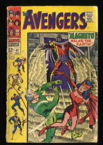 Avengers #47 GD+ 2.5 1st Appearance Dane Whitman Black Knight!