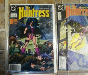 HUNTRESS 1 2 3 4 5 6 7 8 9 15 16 17  1989 DC COMICS BATMAN 1ST KEY APPERANCE