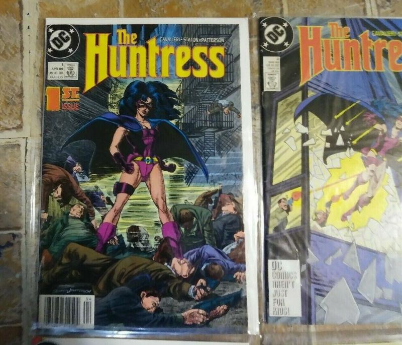 HUNTRESS 1 2 3 4 5 6 7 8 9 15 16 17  1989 DC COMICS BATMAN 1ST KEY APPERANCE