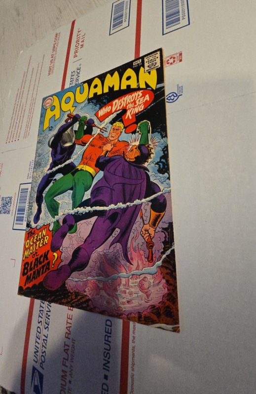 Aquaman #35 (1967) 1st black manta app