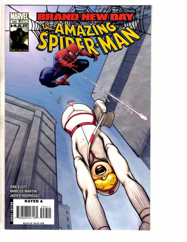 6 Amazing Spider-Man Marvel Comic Books # 559 560 561 562 563 564 NM Range J268