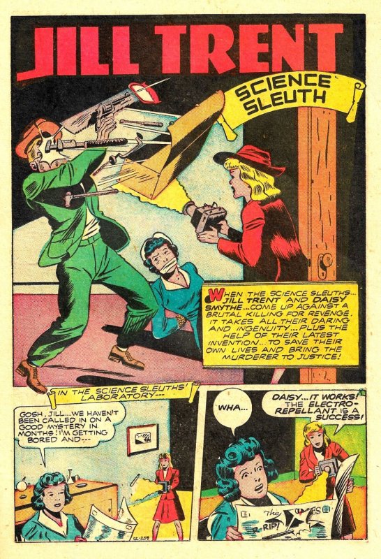 WONDER COMICS #14 (Oct1947) 5.5 FN-  Alex Schomburg cvr!  WONDERMAN by Oksner!