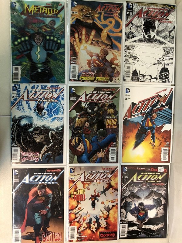 Superman Action Comics (2012) Consequential Set # 0-1-52 & Annual 1-2-3 (VF/NM)