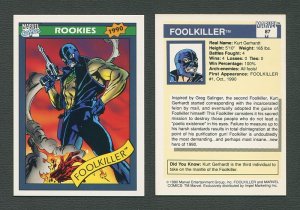 1990 Marvel Comics Card  #87 (Foolkiller) / NM-MT