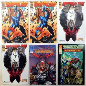 Youngblood Strikefile Lot 6 #3 x2, 4 x2, 9, Yearbook 1 1993 Image Comics