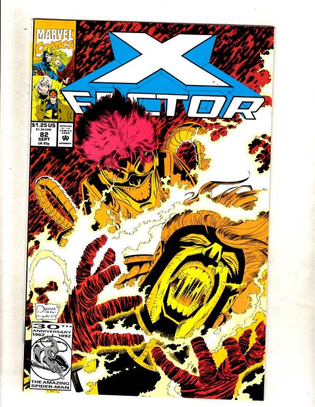 Lot Of 12 X-Factor Marvel Comic Books # 72 73 75 76 77 78 79 80 81 82 83 84 MF11 